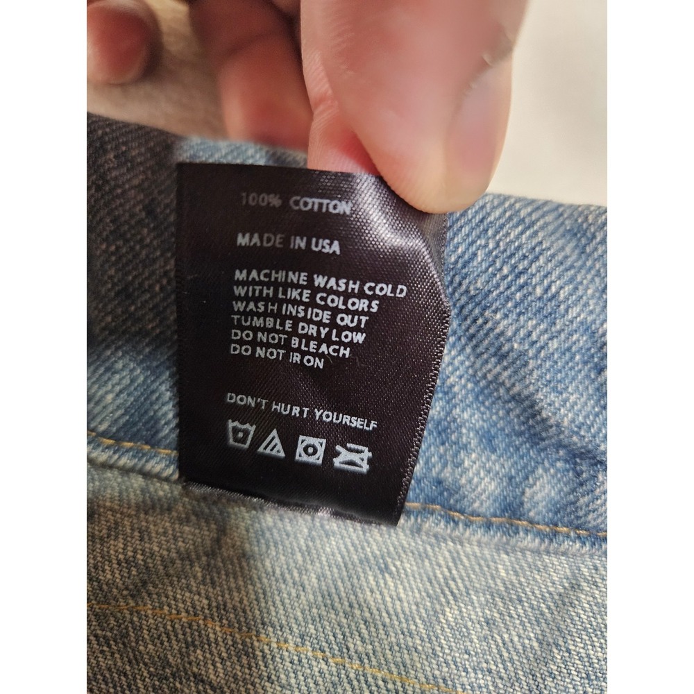 Beyonce' Formation Tour Denim Jacket (2024) Distressed Size Small Made In USA - Picture 5 of 9